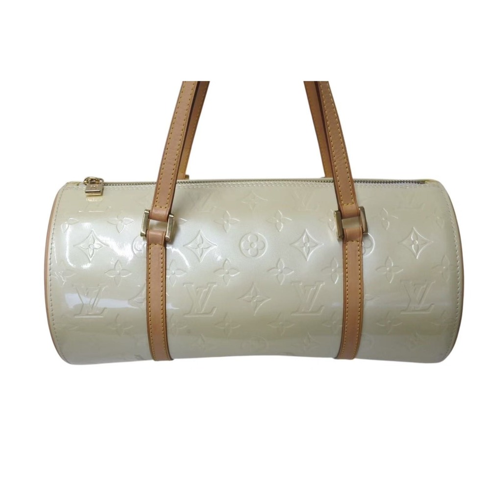 Louis Vuitton Bedford handbag Monogram Vernis cylindrical yellow - Picture 2 of 9